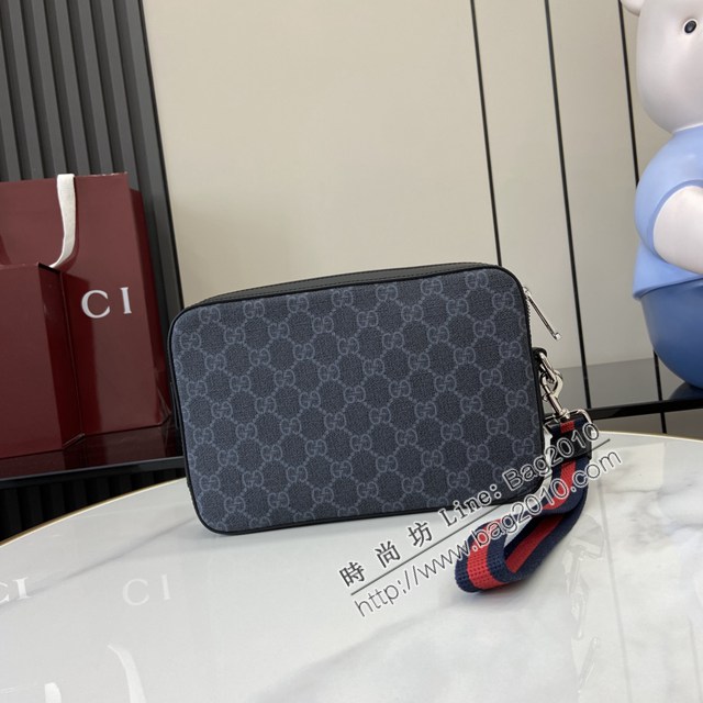 Gucci專櫃古馳最新款單肩斜挎男包 jh2723型號：495562